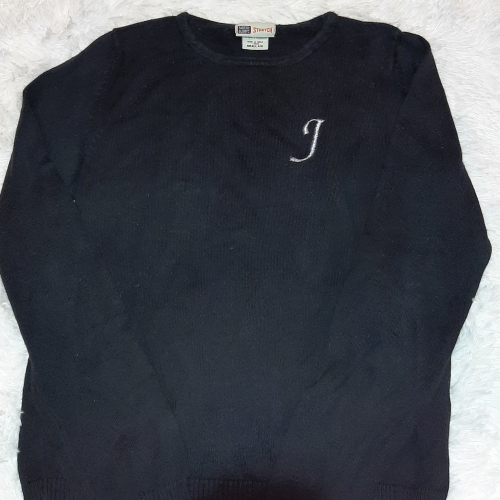 Black sweater with J monogram - Picture 2 of 3
